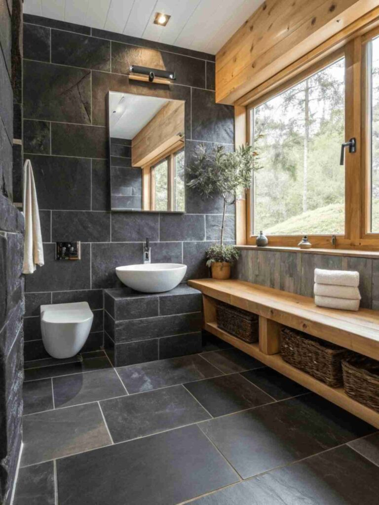 Slate Bathroom Shower