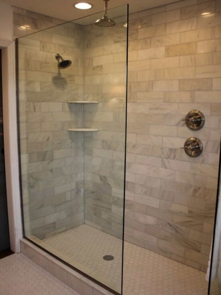 Subway Tiled Shower Idea