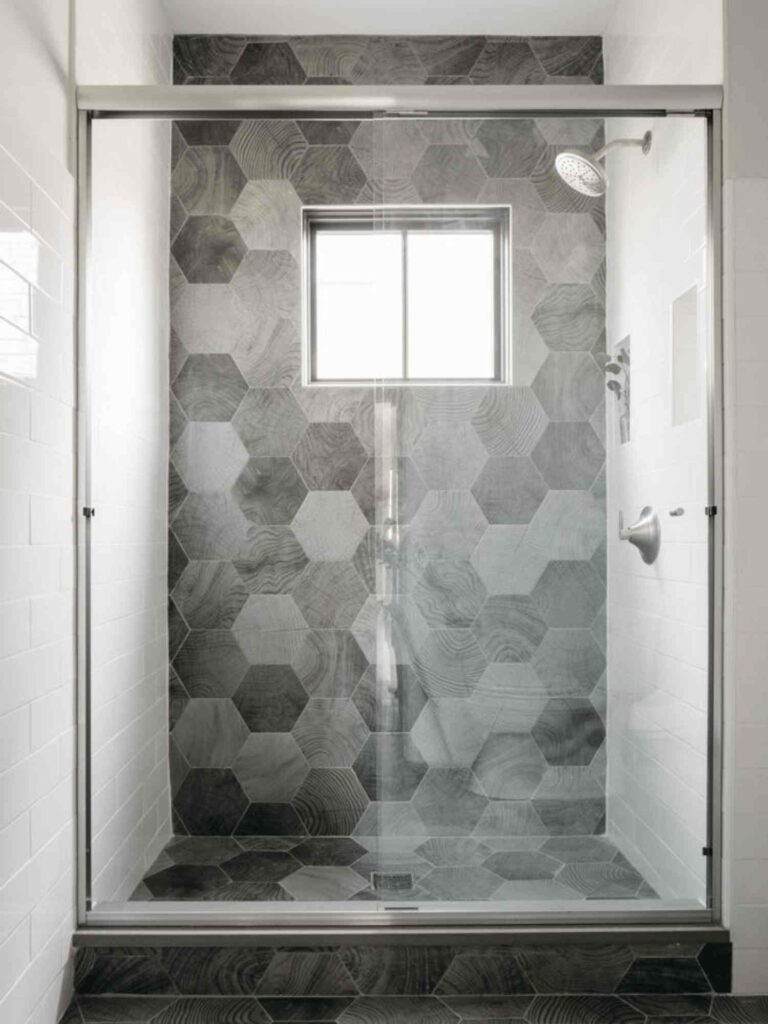 Hexagon Tile bathroom